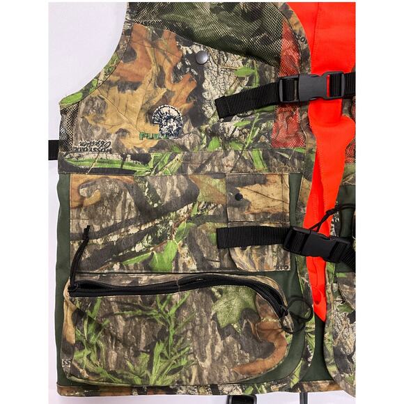 Mossy Oak Field Staff Full Strut  L/XL Hunting Vest Adjustable Removable Cushion - Picture 8 of 11